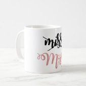 Miss to Mrs Bruidsmeisje koffiemok (Voorkant links)
