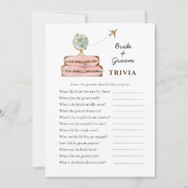 Miss to Mrs Bruiloft Trivia-spellen Kaart