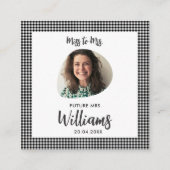 Miss to Mrs Future Mrs Modern Boho Informatiekaartje (Voorkant)