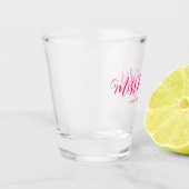 Miss to Mrs Modern Boho Script Meisjesuitje Shot Glas (Links)