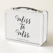 Miss to Mrs Moderne Bruidsfeest Bruidsmeisjesuitje (Achterkant)