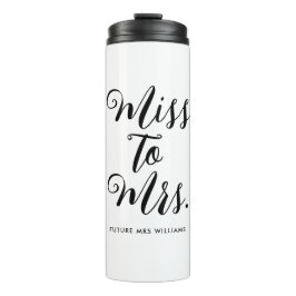 Miss to Mrs Moderne Bruidsfeest  Thermosbeker
