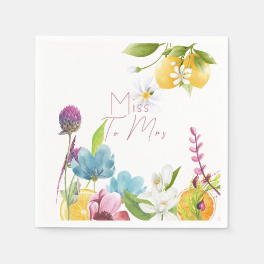 Miss to Mrs Papierluiers Servet (Voorkant)