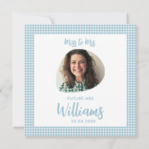 Miss to Mrs Toekomstige Mevrouw Modern Boho Vlakke