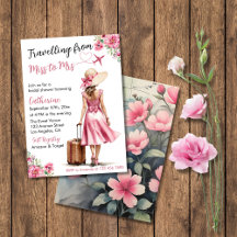 Miss to Mrs Travel Pink Bow Dress Vrijgezellenfees