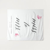 Miss to Mrs Vrijgezellenfeest Achtergrond Wandkleed (Voorkant (horizontaal))