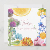 Miss to Mrs Vrijgezellenfeest Dank u wel. Bedankkaart (Voorkant)