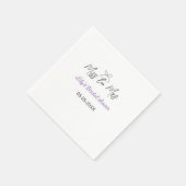 Miss to Mrs vrijgezellenfeest naam toevoegen datum Servet (Hoek)