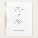 Miss to Mrs Wedding Planner Bridal Book<br><div class="desc">Onze weddingplanner heeft romantische scriptbelettering voor een minimale en chique stijl - een perfecte manier om alle details van uw bruiloft te plannen in het jaar voorafgaand aan uw speciale dag!</div>