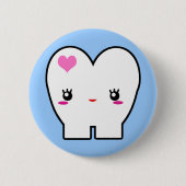 Miss Tooth Ronde Button 5,7 Cm (Voorkant)