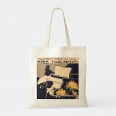 Miss Träumerei die Piano speelt, Ethel Reed Tote Bag (Achterkant)