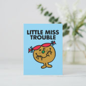 Miss Trouble | Lachen Briefkaart (Staand voorkant)
