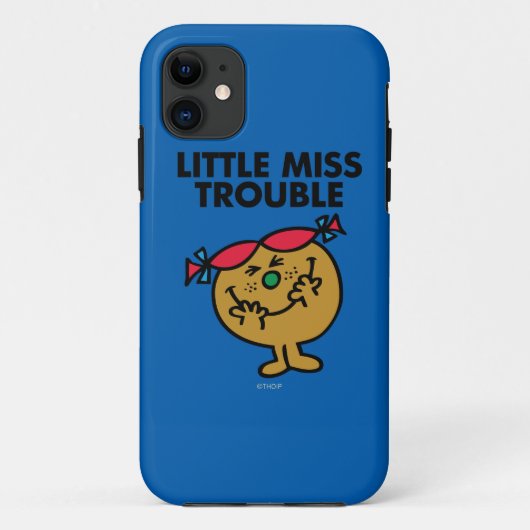 Miss Trouble | Lachen Case-Mate iPhone Case (Achterkant)
