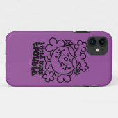 Miss Trouble | Zwart-wit Case-Mate iPhone Case (Achterkant (horizontaal))