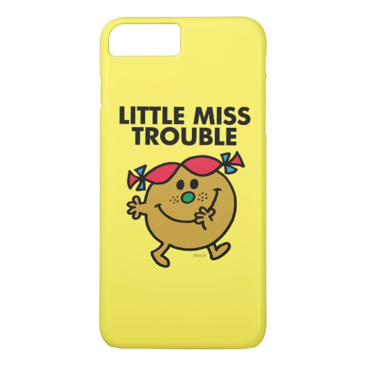 Miss Trouble | Zwarte briefing Case-Mate iPhone Case (Achterkant)