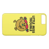 Miss Trouble | Zwarte briefing Case-Mate iPhone Case (Achterkant (Horizontaal))