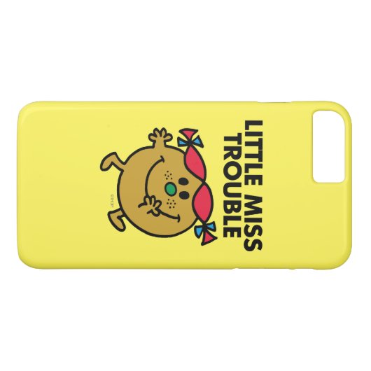Miss Trouble | Zwarte briefing Case-Mate iPhone Case (Achterkant (Horizontaal))