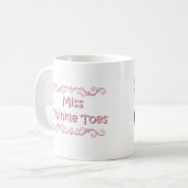 Miss Twinkle Toes Koffiemok (Voorkant links)
