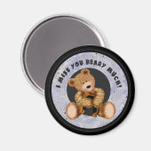 Miss U Beary Much Magneet (Voorkant / Achterkant)