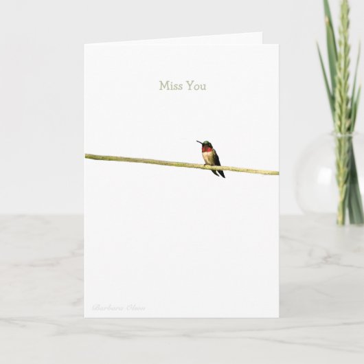 Miss U: blanco binnen Kaart (Voorkant)