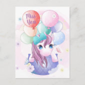 Miss U Briefkaart (Voorkant)