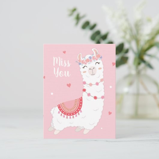 Miss U Briefkaart (Staand voorkant)