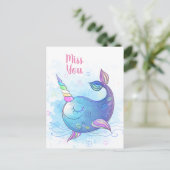 Miss U Briefkaart (Staand voorkant)