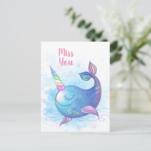 Miss U Briefkaart (Staand voorkant)