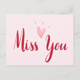 Miss U Briefkaart