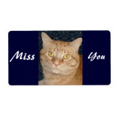 Miss U Etiket (Voorkant)