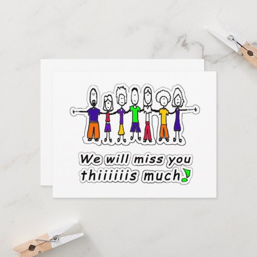 Miss U Kaart (Voorkant / Achterkant in situ)