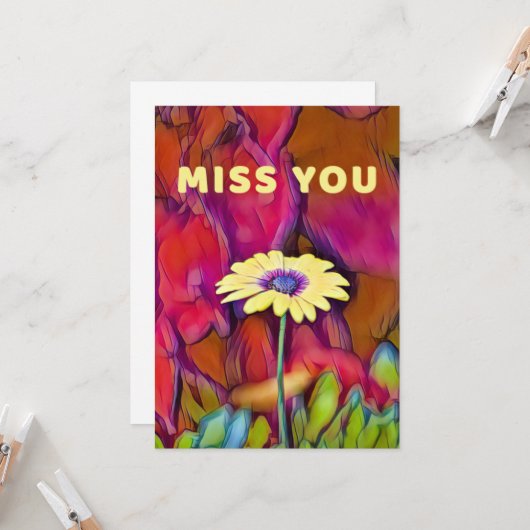 Miss U Kaart (Voorkant / Achterkant in situ)