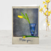 Miss U Kaart (Gele Bloem)