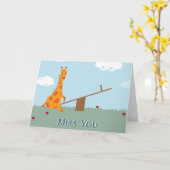 Miss U Kaart (Gele Bloem)