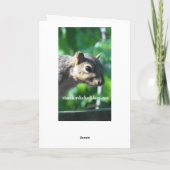 Miss U, laten we snel uit de eekhoorn hangen Kaart (Achterkant)