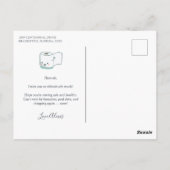 Miss U meer dan toiletpapier Briefkaart (Achterkant)