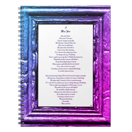 Miss U Notitieboek (Voorkant)