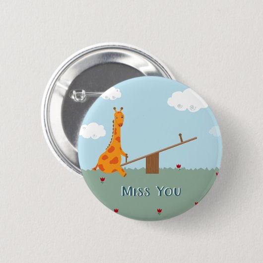 Miss U Ronde Button 5,7 Cm (Voorkant /achterkant)