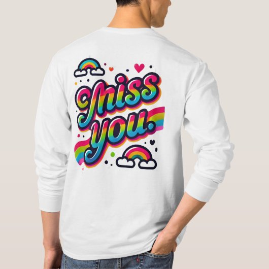 Miss U T-shirt (Achterkant)