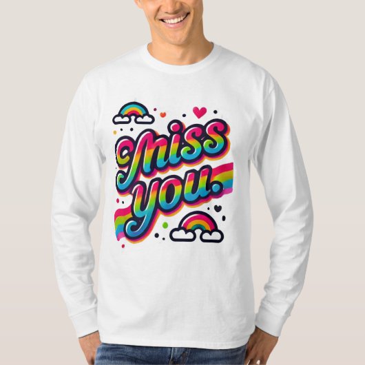 Miss U T-shirt (Voorkant)