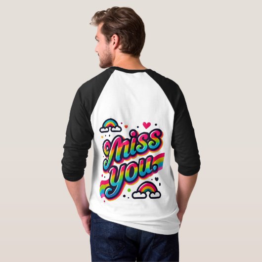 Miss U T-shirt (Achterkant volledig)