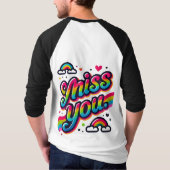 Miss U T-shirt (Achterkant)