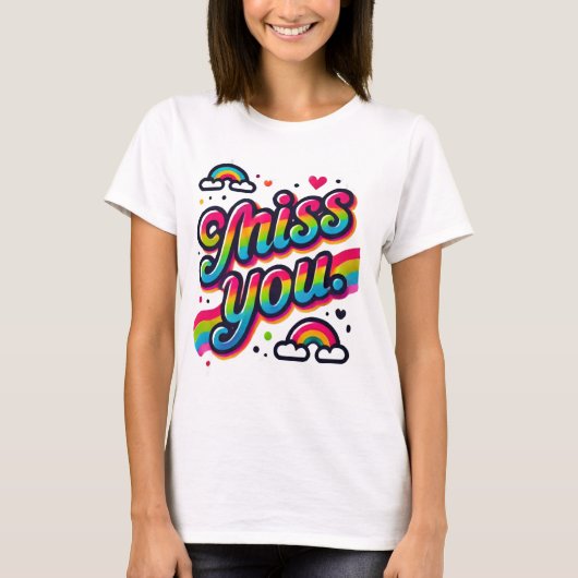 Miss U T-shirt (Voorkant)