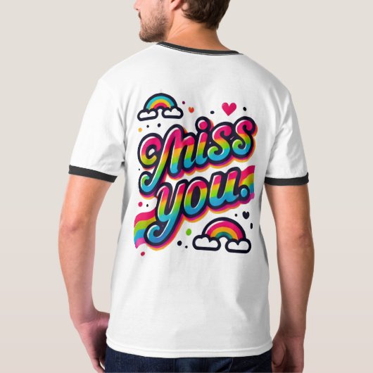 Miss U T-shirt (Achterkant)