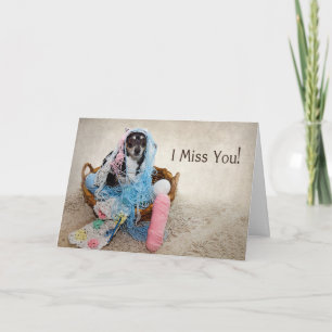 MISS U ZO VEEL - HUMOR - DOG GEVAARLIJK IN GARENS KAART