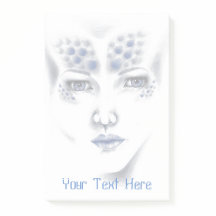 Miss Universe Alien Lady Original Sticky Notes