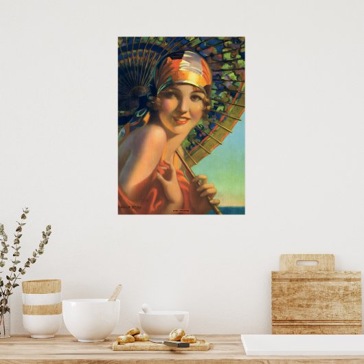 Miss Universe van Edward Eggleston Poster (Keuken)