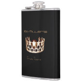 Miss USA America stijl Crown Flask Custom Naam Heupfles (Links)