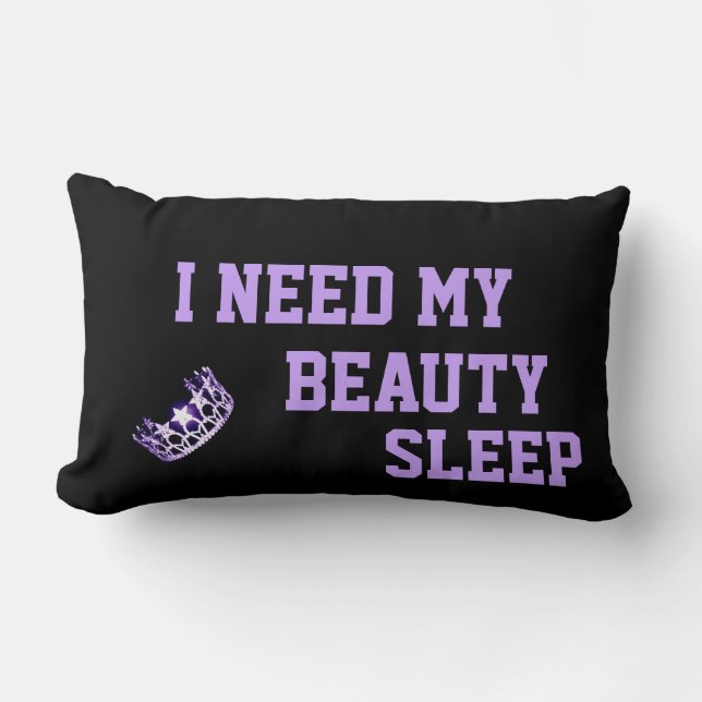 Miss USA America stijl Crown Need My Sleep Pillow Kussen (Voorkant)