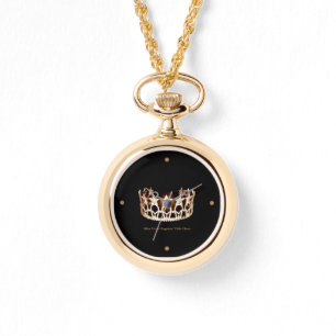 Miss USA Amerika stijl Custom Wrap Around Watch Horloge